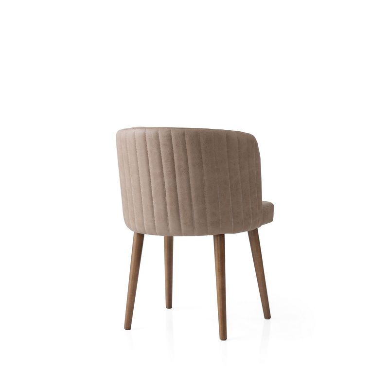 Casa si Gradina - Mobilier - Scaune si fotolii - Scaune - Set scaune (2 bucăți) Hanah Home, PAL melaminat, 57 x 57 x 81 cm, bej, 974NMB1948 - Infinity.ro