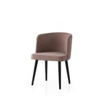 Casa si Gradina - Mobilier - Scaune si fotolii - Scaune - Set scaune (2 bucăți) Hanah Home, PAL melaminat, 57 x 57 x 81 cm, negru/bej-cenușiu, 974NMB1916 - Infinity.ro