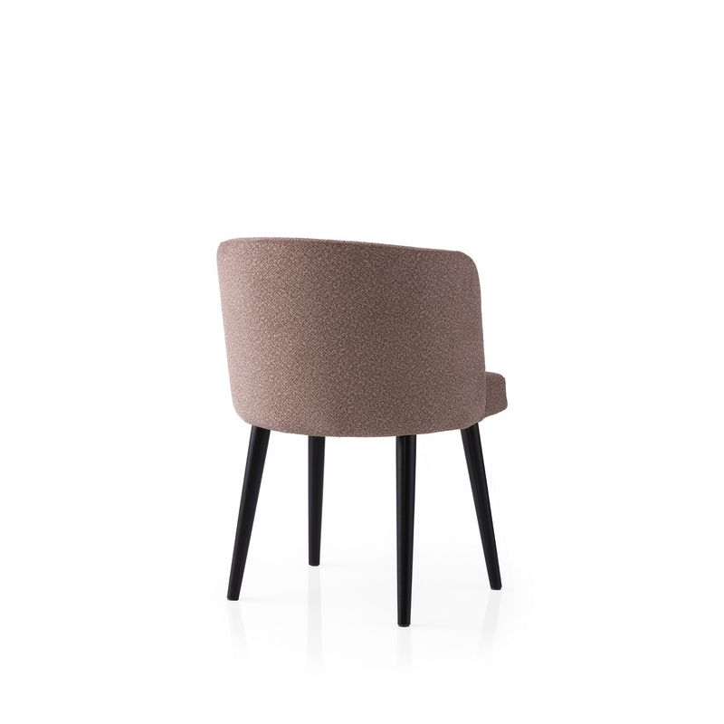 Casa si Gradina - Mobilier - Scaune si fotolii - Scaune - Set scaune (2 bucăți) Hanah Home, PAL melaminat, 57 x 57 x 81 cm, negru/bej-cenușiu, 974NMB1916 - Infinity.ro
