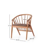Casa si Gradina - Mobilier - Scaune si fotolii - Scaune - Scaun Hanah Home, placaj, 60 x 54.5 x 77 cm, stejar/deschis maro, 974NMB1836 - Infinity.ro