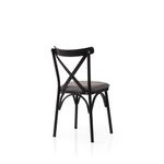 Casa si Gradina - Mobilier - Scaune si fotolii - Scaune - Set scaune (2 bucăți) Hanah Home, PAL melaminat, 42 x 40 x 81 cm, negru/gri, 974NMB1888 - Infinity.ro