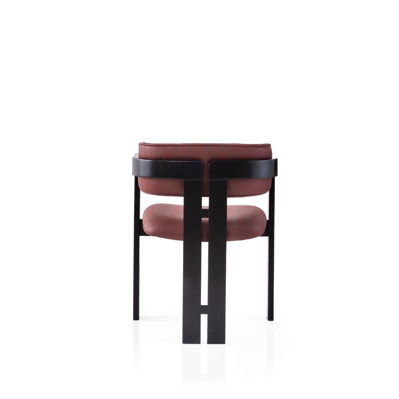 Casa si Gradina - Mobilier - Scaune si fotolii - Scaune - Scaun Hanah Home, placaj, 57 x 44 x 76 cm, negru/roșu, 974NMB1850 - Infinity.ro
