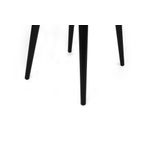 Casa si Gradina - Mobilier - Scaune si fotolii - Scaune - Set scaune (4 bucăți) Hanah Home, catifea, 50 x 49 x 90 cm, bej/negru, 974NMB1577 - Infinity.ro