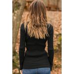 Fashion, accesorii si bijuterii - Femei - Imbracaminte femei - Pulovere femei - Pulover femei Jumeon, 30% lână și 70% acrilic, negru, 215XHN1629 - Infinity.ro