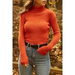 Fashion, accesorii si bijuterii - Femei - Imbracaminte femei - Pulovere femei - Pulover femei Jumeon, 30% lână și 70% acrilic, coral, 215XHN2875 - standard - Infinity.ro
