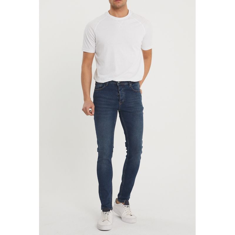 Fashion, accesorii si bijuterii - Barbati - Imbracaminte - Pantaloni barbati - Pantaloni bărbați Jumeon, 65% bumbac și 35% poliester, bleumarin, 214XHN1132 - 38 - Infinity.ro