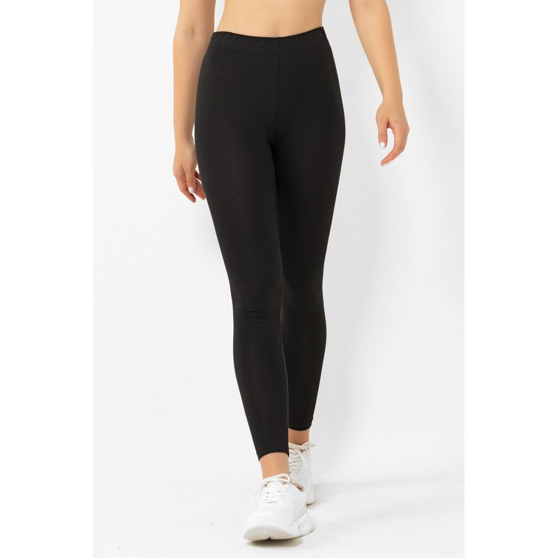 Sport si Outdoor - Echipament Sportiv - Imbracaminte sport - Colanti sport - Colanți Jumeon, 46% bumbac și 8% elastan, negru, 997MRE1612 - S/M - Infinity.ro