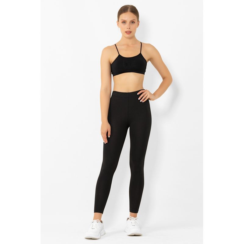 Sport si Outdoor - Echipament Sportiv - Imbracaminte sport - Colanti sport - Colanți Jumeon, 46% bumbac și 8% elastan, negru, 997MRE1612 - S/M - Infinity.ro