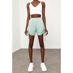 Fashion, accesorii si bijuterii - Femei - Imbracaminte femei - Pantaloni femei - Pantaloni scurți femei Jumeon, 65% bumbac, albastru, 215XHN1321 - S - Infinity.ro