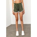 Fashion, accesorii si bijuterii - Femei - Imbracaminte femei - Pantaloni femei - Pantaloni scurți femei Jumeon, 70% bumbac și 30% poliester, kaki, 215XHN1334 - L - Infinity.ro