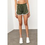Fashion, accesorii si bijuterii - Femei - Imbracaminte femei - Pantaloni femei - Pantaloni scurți femei Jumeon, 70% bumbac și 30% poliester, kaki, 215XHN1334 - S - Infinity.ro