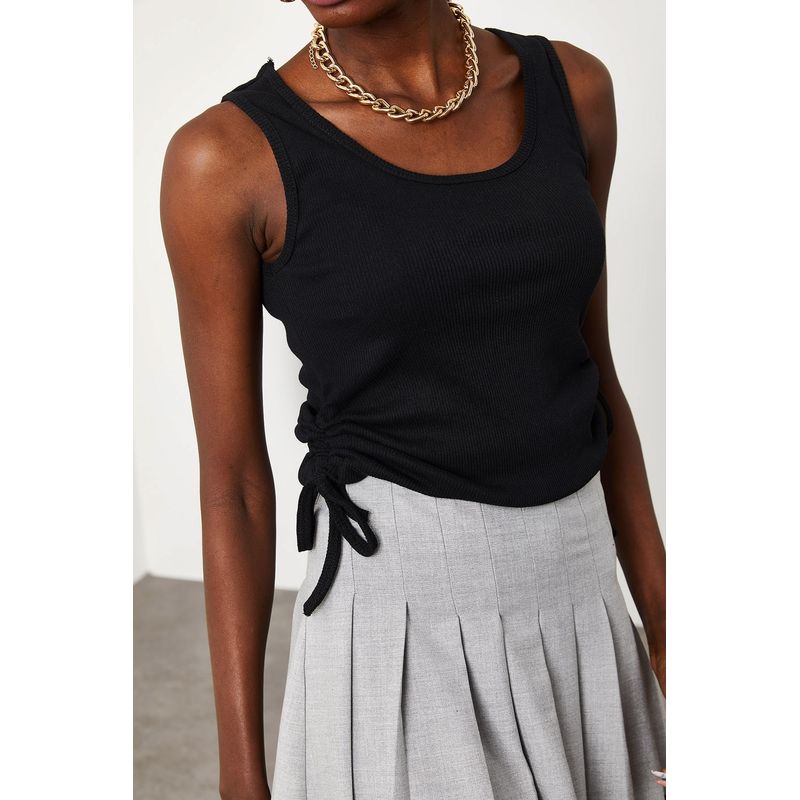 Fashion, accesorii si bijuterii - Femei - Imbracaminte femei - Camasi si bluze femei - Bluză femei Jumeon, 70% bumbac și 30% poliester, negru, 215XHN1235 - L - Infinity.ro