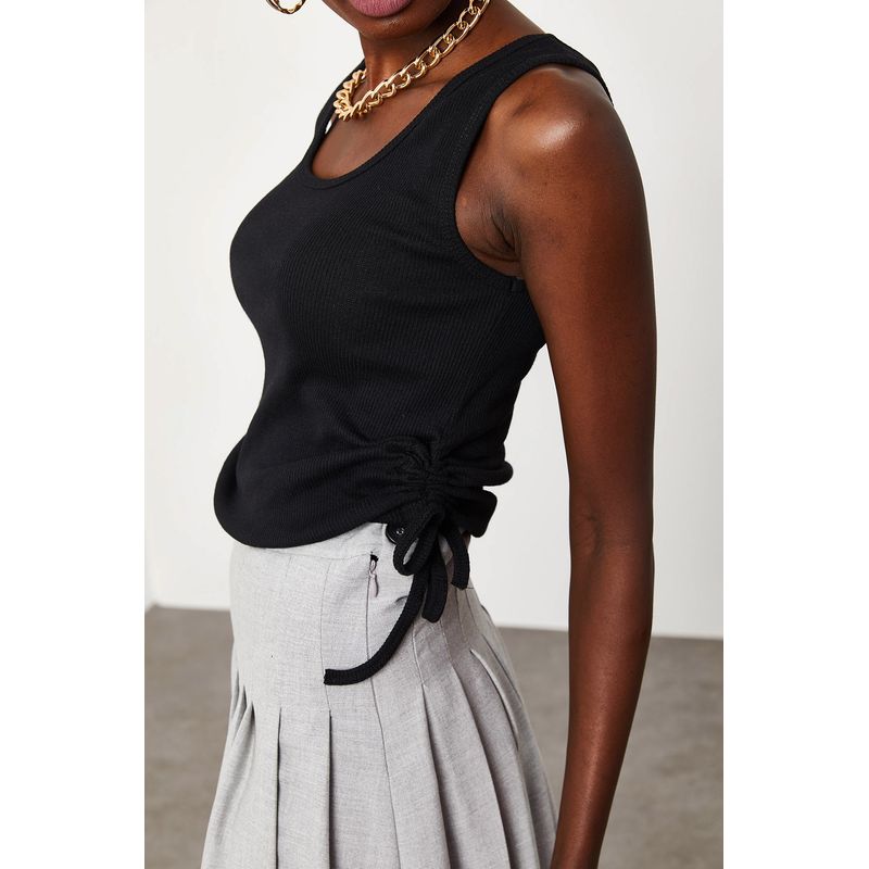 Fashion, accesorii si bijuterii - Femei - Imbracaminte femei - Camasi si bluze femei - Bluză femei Jumeon, 70% bumbac și 30% poliester, negru, 215XHN1235 - L - Infinity.ro