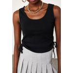 Fashion, accesorii si bijuterii - Femei - Imbracaminte femei - Camasi si bluze femei - Bluză femei Jumeon, 70% bumbac și 30% poliester, negru, 215XHN1235 - L - Infinity.ro
