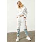Fashion, accesorii si bijuterii - Femei - Imbracaminte femei - Costume si compleuri femei - Set pantaloni trening femei Jumeon, 70% bumbac și 30% poliester, alb, 215XHN1520 - 36 - Infinity.ro