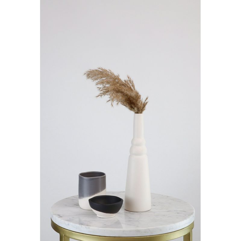 Casa si Gradina - Decoratiuni - Obiecte decorative - Vaze si boluri decorative - Vază Aberto Design, ceramică, 7 x 7 x 28 cm, alb, 151SVN1539 - Infinity.ro