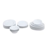 Casa si Gradina - Bucatarie si vesela - Vesela si tacamuri - Vesela pentru servire - Set veselă (24 bucăți) Hermia, porțelan, alb, 387GRP1138 - Infinity.ro