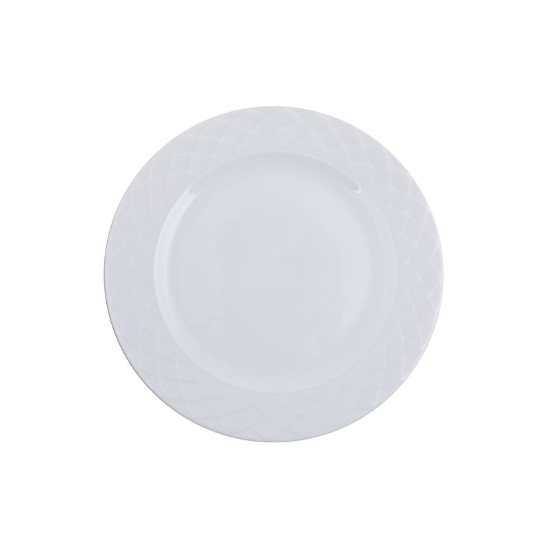 Casa si Gradina - Bucatarie si vesela - Vesela si tacamuri - Vesela pentru servire - Set veselă (24 bucăți) Hermia, porțelan, alb, 387GRP1138 - Infinity.ro