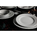 Casa si Gradina - Bucatarie si vesela - Vesela si tacamuri - Vesela pentru servire - Set veselă (24 bucăți) Hermia, porțelan, alb, 387GRP1138 - Infinity.ro