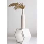 Casa si Gradina - Decoratiuni - Obiecte decorative - Vaze si boluri decorative - Vază Aberto Design, ceramică, 6 x 6 x 31 cm, alb, 151SVN1540 - Infinity.ro