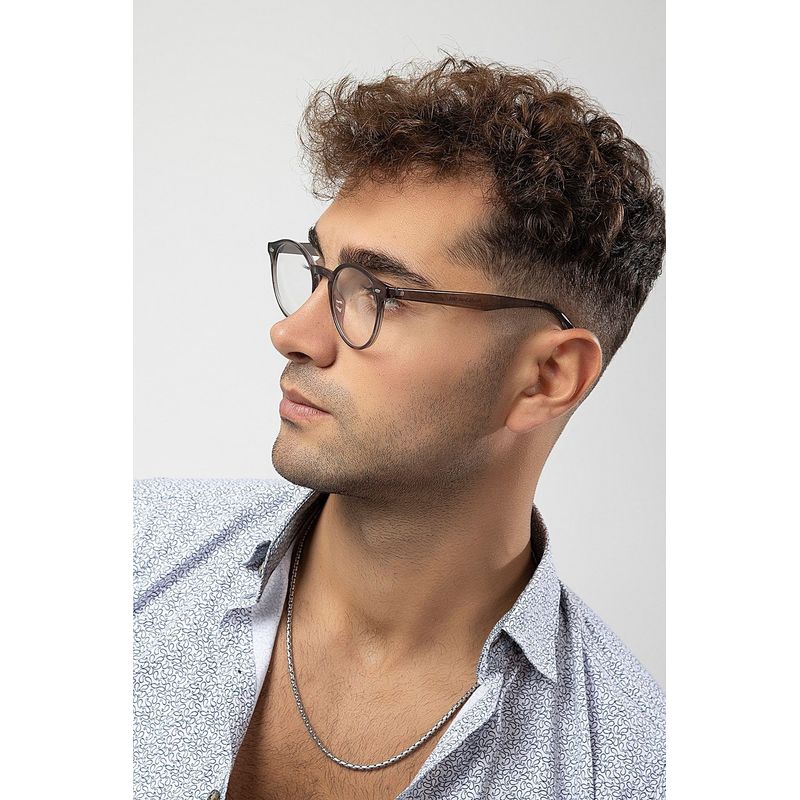 Ingrijire personala si Cosmetice - Sanatate si wellness - Optica medicala - Ochelari de vedere - Ochelari de vedere bărbați Jumeon, sticlă, 52 mm, fume, 761WNA1466 - Infinity.ro