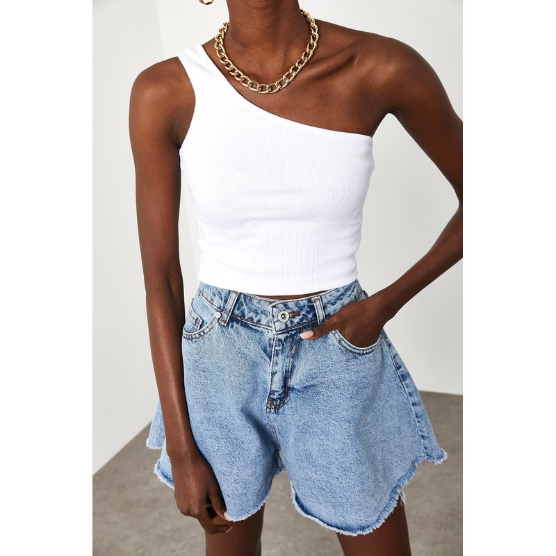 Fashion, accesorii si bijuterii - Femei - Imbracaminte femei - Camasi si bluze femei - Bluză femei Jumeon, 30% poliester și 70% vâscoză, alb, 215XHN1229 - L - Infinity.ro