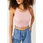 Fashion, accesorii si bijuterii - Femei - Imbracaminte femei - Camasi si bluze femei - Bluză femei Jumeon, 70% bumbac și 30% poliester, roz pudrat, 215XHN1141 - L - Infinity.ro