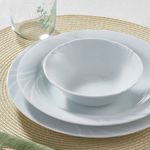 Casa si Gradina - Bucatarie si vesela - Vesela si tacamuri - Vesela pentru servire - Set veselă (18 bucăți) Hermia, porțelan, alb, 387GRP1405 - Infinity.ro
