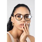 Fashion, accesorii si bijuterii - Femei - Accesorii femei - Alte accesorii femei - Ochelari de vedere unisex Jumeon, sticlă, 52 mm, negru, 761WNA1659 - Infinity.ro