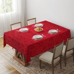 Casa si Gradina - Textile si covoare - Textile bucatarie - Fete de masa - Față de masă Hermia, 65% bumbac și 35% poliester, 140 x 220 cm, multicolor, 154DMD1142 - Infinity.ro
