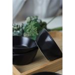 Casa si Gradina - Bucatarie si vesela - Vesela si tacamuri - Farfurii si boluri - Set boluri aperitiv (6 bucăți) Hermia, ceramică vitrificată, negru, 275KRM2429 - Infinity.ro