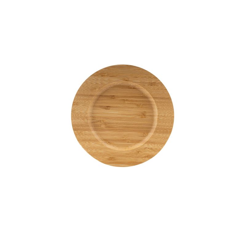 Casa si Gradina - Bucatarie si vesela - Vesela si tacamuri - Farfurii si boluri - Farfurie servire bambus Hermia, 100% bambus, 20 x 20 x 2 cm, nuc, 126MBM1113 - Infinity.ro