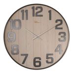 Casa si Gradina - Decoratiuni - Ceasuri - Ceas decorativ metal Wallxpert, MDF, 90 x 90 cm, lemn, 705RGL1117 - Infinity.ro