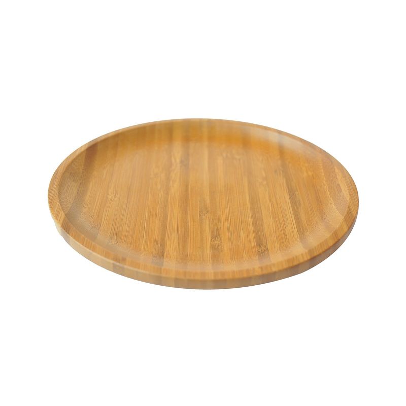 Casa si Gradina - Bucatarie si vesela - Vesela si tacamuri - Farfurii si boluri - Farfurie bambus Hermia, 100% bambus, 19.5 x 19.5 x 1.5 cm, nuc, 126MBM1127 - Infinity.ro
