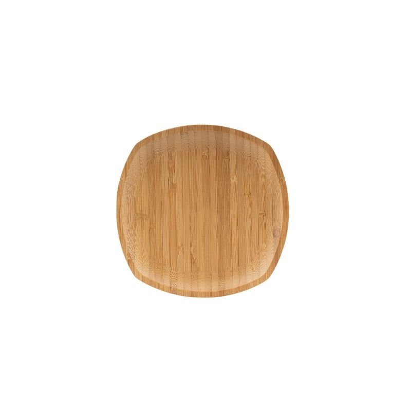 Casa si Gradina - Bucatarie si vesela - Vesela si tacamuri - Farfurii si boluri - Farfurie bambus Hermia, 100% bambus, 20 x 20 x 1.5 cm, nuc, 126MBM1126 - Infinity.ro