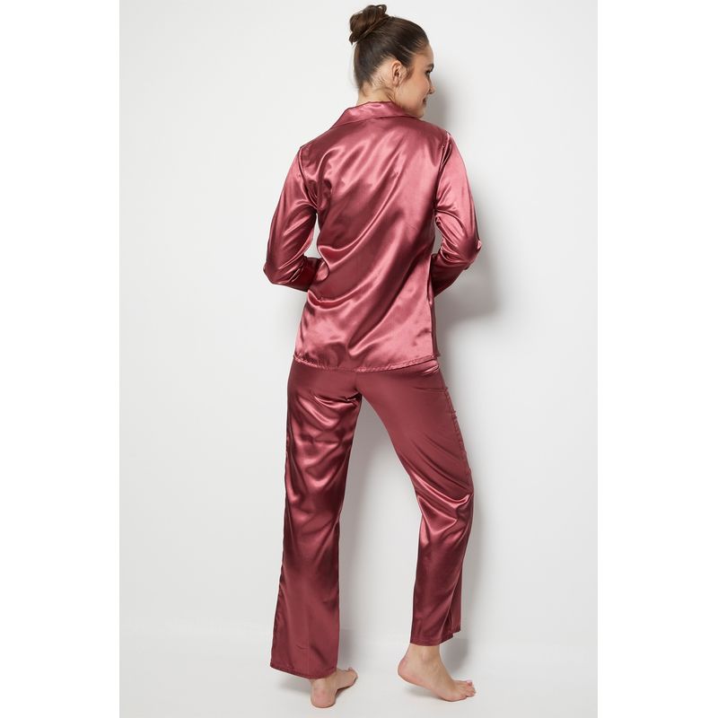 Fashion, accesorii si bijuterii - Femei - Lenjerie si pijamale femei - Pijamale femei - Set pijama femei Jumeon, 100% poliester, lila, 997MRE1209 - S-M - Infinity.ro
