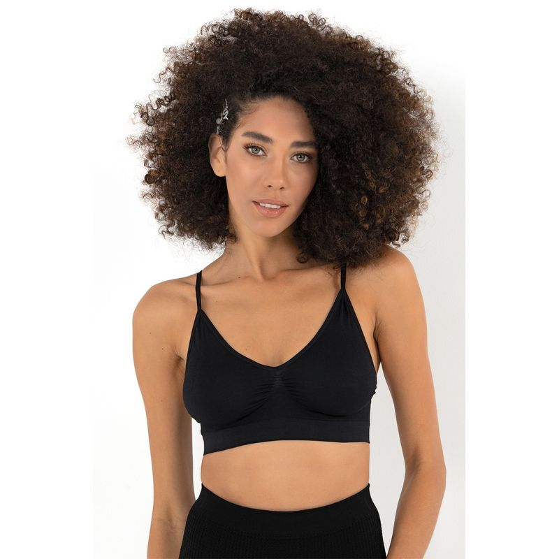 Fashion, accesorii si bijuterii - Femei - Lenjerie si pijamale femei - Lenjerie intima femei - Bustier Jumeon, 10% elastan, negru, 997MRE2195 - S-M - Infinity.ro
