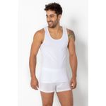 Fashion, accesorii si bijuterii - Barbati - Lenjerie si pijamale barbati - Lenjerie intima barbati - Maiou bărbați Jumeon, 50% bumbac, alb, 190MRE1148 - L - Infinity.ro