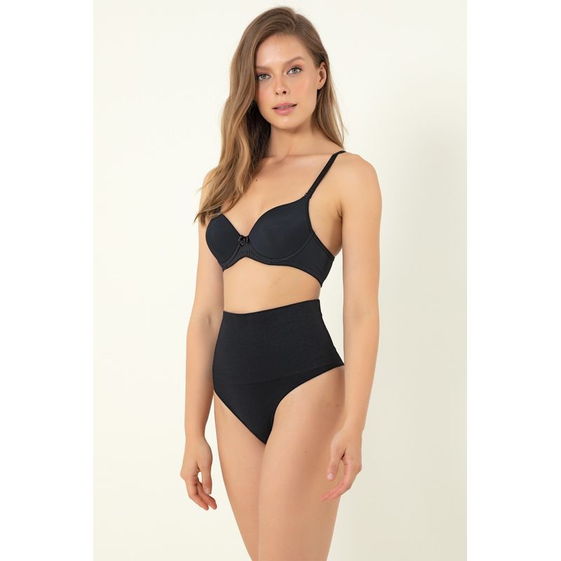 Fashion, accesorii si bijuterii - Femei - Lenjerie si pijamale femei - Lenjerie intima femei - Corset femei Jumeon, 17% elastan, negru, 997MRE2205 - M-L - Infinity.ro