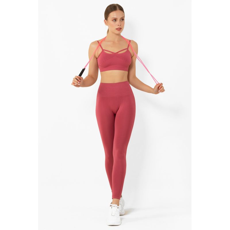 Fashion, accesorii si bijuterii - Femei - Lenjerie si pijamale femei - Lenjerie intima femei - Sutien sport Jumeon, 5% elastan, roz, 997MRE1643 - M-L - Infinity.ro