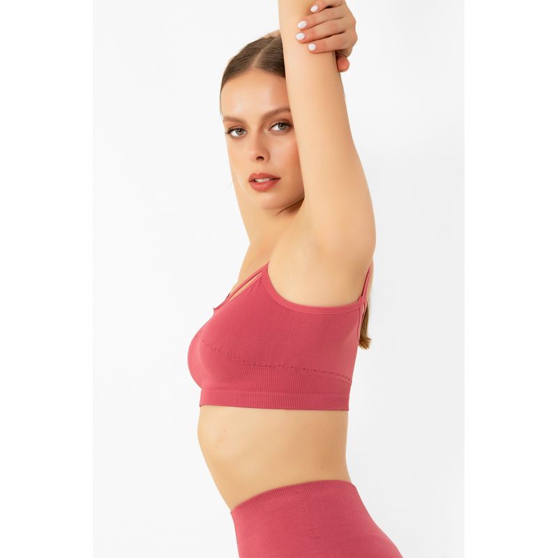 Fashion, accesorii si bijuterii - Femei - Lenjerie si pijamale femei - Lenjerie intima femei - Sutien sport Jumeon, 5% elastan, roz, 997MRE1643 - M-L - Infinity.ro