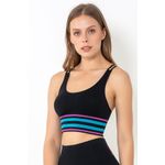 Fashion, accesorii si bijuterii - Femei - Lenjerie si pijamale femei - Lenjerie intima femei - Sutien sport Jumeon, 10% elastan, negru, 997MRE1645 - L-XL - Infinity.ro