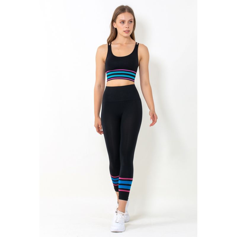 Fashion, accesorii si bijuterii - Femei - Lenjerie si pijamale femei - Lenjerie intima femei - Sutien sport Jumeon, 10% elastan, negru, 997MRE1645 - L-XL - Infinity.ro