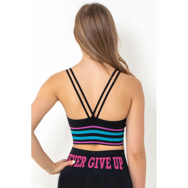 Fashion, accesorii si bijuterii - Femei - Lenjerie si pijamale femei - Lenjerie intima femei - Sutien sport Jumeon, 10% elastan, negru, 997MRE1645 - L-XL - Infinity.ro