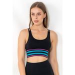 Fashion, accesorii si bijuterii - Femei - Lenjerie si pijamale femei - Lenjerie intima femei - Sutien sport Jumeon, 10% elastan, negru, 997MRE1645 - L-XL - Infinity.ro