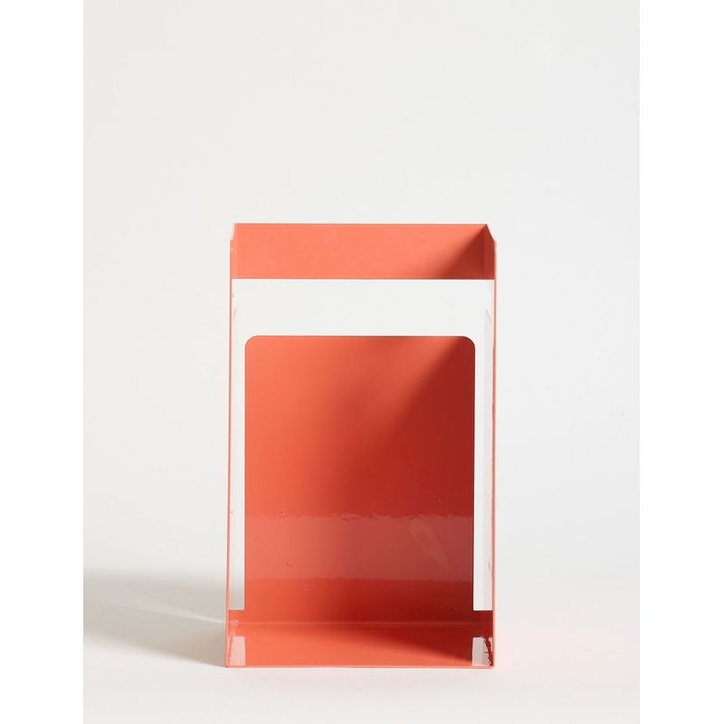 Carti si Birotica - Birotica - Accesorii de birou - Suporturi accesorii birou - Suport cărți Hanah Home, metal, 18 x 15.5 x 19 cm, somon, 438CTF1306 - Infinity.ro