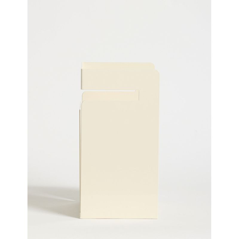 Carti si Birotica - Birotica - Accesorii de birou - Suporturi accesorii birou - Suport cărți Hanah Home, metal, 18 x 15.5 x 19 cm, crem, 438CTF1305 - Infinity.ro