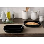 Casa si Gradina - Bucatarie si vesela - Vesela si tacamuri - Farfurii si boluri - Set boluri sticlă (2 bucăți) Hermia, sticlă, 12 x 8.5 x 3 cm, negru, 896PBH1704 - Infinity.ro