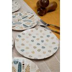 Casa si Gradina - Bucatarie si vesela - Vesela si tacamuri - Vesela desert - Set farfurii desert (6 bucăți) Hermia, porțelan, multicolor, 858CMR1506 - Infinity.ro