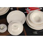 Casa si Gradina - Bucatarie si vesela - Vesela si tacamuri - Vesela pentru servire - Set veselă (24 bucăți) Hermia, porțelan, crem, 710KTP2437 - Infinity.ro